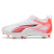 PUMA Ultra 5 Match FG/AG Fußballschuhe Kinder 01 - PUMA white/PUMA black/glowing red 38