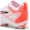 PUMA Ultra 5 Match FG/AG Fußballschuhe Kinder 01 - PUMA white/PUMA black/glowing red 38