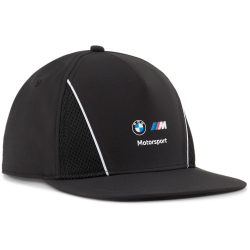 PUMA BMW M Motorsport Flat Brim Cap 01 - PUMA black