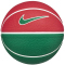 NIKE Swoosh Skills Basketball 311 - clover/white/university red/white 3