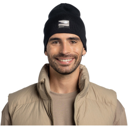 BUFF Knitted Beanie 999 - lilon long black