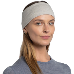 BUFF Merino breites Stirnband 003 - solid cloud