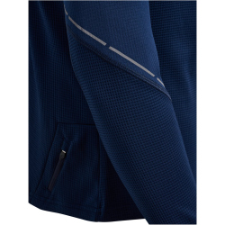 newline Power 1/2-Zip Midlayer Lauftop 7239 - black iris 2 S
