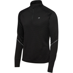 newline Power 1/2-Zip Midlayer Lauftop 2001 - black S
