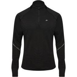 newline Power 1/2-Zip Midlayer Lauftop 2001 - black S