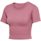 hummel hmlPULSE Seamless Rib Trainingsshirt Damen 3184 - wistful mauve L