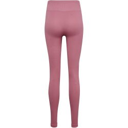 hummel hmlPULSE Seamless Rib Mid-Waist Leggings Damen 3184 - wistful mauve S