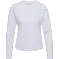 hummel hmlPULSE Workout Langarmshirt Damen 9001 - white XL
