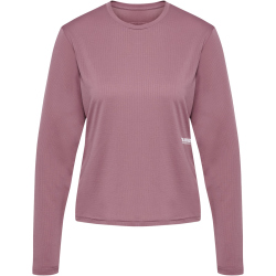 hummel hmlPULSE Workout Langarmshirt Damen 3184 - wistful mauve XL