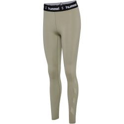 hummel hmlPULSE Mid-Waist Leggings Damen 6092 - seagrass XS
