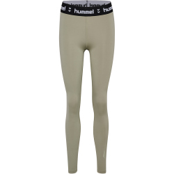 hummel hmlPULSE Mid-Waist Leggings Damen 6092 - seagrass XS