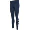hummel hmlPULSE Logo Mid-Waist Leggings Damen 8248 - dress blue melange XS