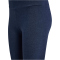 hummel hmlPULSE Logo Mid-Waist Leggings Damen 8248 - dress blue melange XS