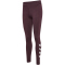 hummel hmlPULSE Logo Mid-Waist Leggings Damen 8035 - fudge melange XS