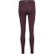 hummel hmlPULSE Logo Mid-Waist Leggings Damen 8035 - fudge melange XS