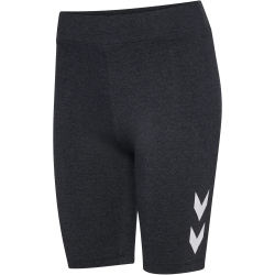 hummel hmlPULSE Logo kurze Mid-Waist Leggings Damen 2508...