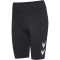 hummel hmlPULSE Logo kurze Mid-Waist Leggings Damen 2508 - black melange XS