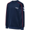 hummel hmlJR Interlock Crewneck Sweatshirt Kinder 7459 - dress blues 110/116