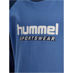 hummel hmlJR Logo Langarmshirt Kinder 7379 - dutch blue 104