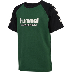 hummel hmlJR Logo T-Shirt Kinder 6195 - dark green 104