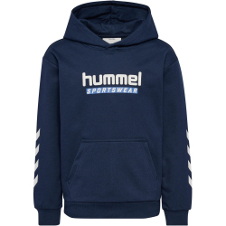 hummel hmlJR Logo Hoodie Kinder 7459 - dress blues 104