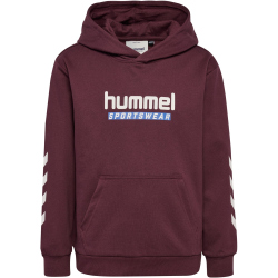 hummel hmlJR Logo Hoodie Kinder 3016 - vineyard wine 104