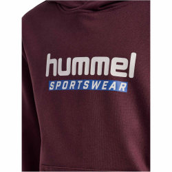 hummel hmlJR Logo Hoodie Kinder 3016 - vineyard wine 104