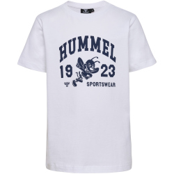 hummel hmlPRINT T-Shirt Kinder 9801 - bright white 104