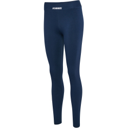 hummel hmlELEMENTAL High-Waist Baumwoll Leggings Damen...