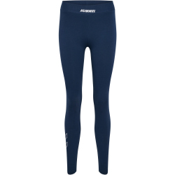 hummel hmlELEMENTAL High-Waist Baumwoll Leggings Damen...