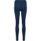 hummel hmlELEMENTAL High-Waist Baumwoll Leggings Damen 7459 - dress blues S