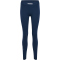 hummel hmlELEMENTAL High-Waist Baumwoll Leggings Damen 7459 - dress blues S