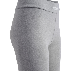 hummel hmlELEMENTAL High-Waist Baumwoll Leggings Damen 2006 - grey melange S