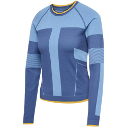 hummel hmlSEAMLESS Langarmshirt Damen 7379 - dutch blue XS/S