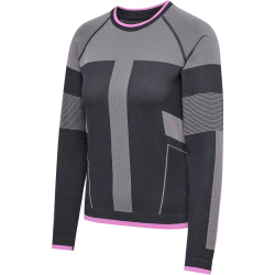hummel hmlSEAMLESS Langarmshirt Damen 2203 - obsidian XS/S
