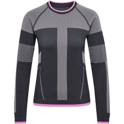 hummel hmlSEAMLESS Langarmshirt Damen 2203 - obsidian XS/S