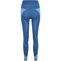 hummel hmlSEAMLESS High-Waist Leggings Damen 7379 - dutch blue M/L