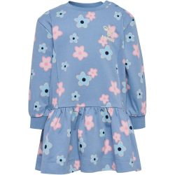 hummel hmlRINNA Baby langarm Kleid 7986 - faded denim 56