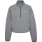 hummel hmlTECH Boxy 1/2-Zip Fleecejacke Damen 2006 - grey melange XS