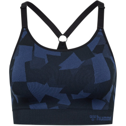 hummel hmlCOMBINE Seamless gepolsterter Sport-BH Damen...