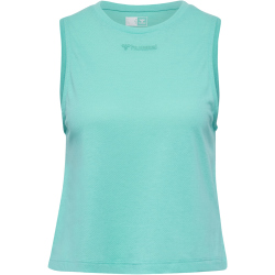 hummel hmlMT Vanja kurzes Tanktop Damen 7469 - pool blue XS