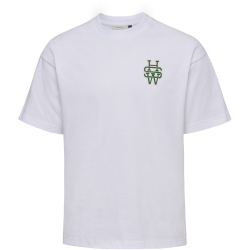 hummel hmlLOOSE Bees Stadium T-Shirt 9348 - white/eden XS