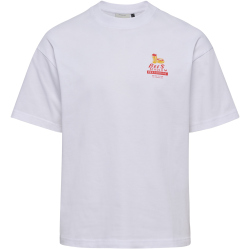 hummel hmlLOOSE Bees Stadium T-Shirt 9347 - white/paprika XS