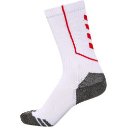 hummel hmlPRO Trainingssocken 9402 - white/true red 27-30