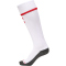 hummel hmlCORE Fußballsocken Kinder 9402 - white/true red 31-34