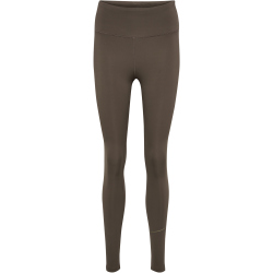 hummel hmlCOURT Mid-Waist Pocket Tights Damen 8181 - turkish coffee L