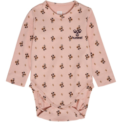 hummel hmlBIRKA langarm Baby-Body 8284 - evening sand 56