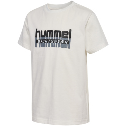 hummel hmlTUKAS T-Shirt Kinder 9806 - marshmallow 110