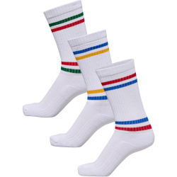 3er Pack hummel hml Chevron Retro Socken 9353 -...