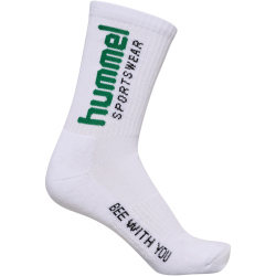 3er Pack hummel hml lange Sportsocken 9353 - white/barbadoscherry/eden/skyd 46-48
